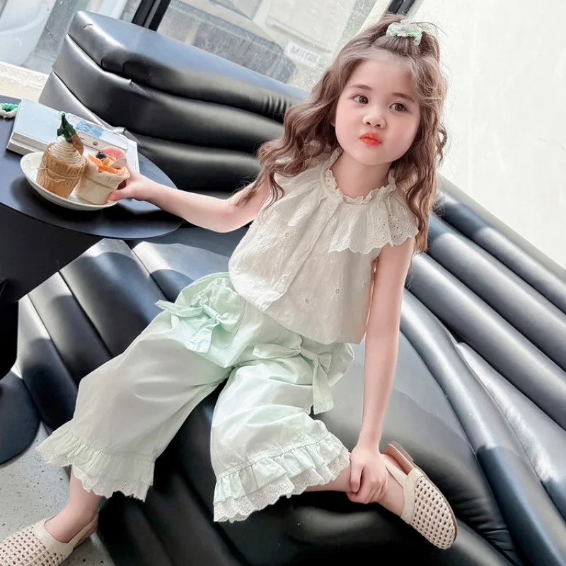Girls Summer Suit 2026 New Foreign Style Children Fashionable Girls Children Casual Summer Two-piece Set
Girls Summer Suit 2026 New Foreign Style Children Fashionable Girls Children Casual Summer Two-piece Set