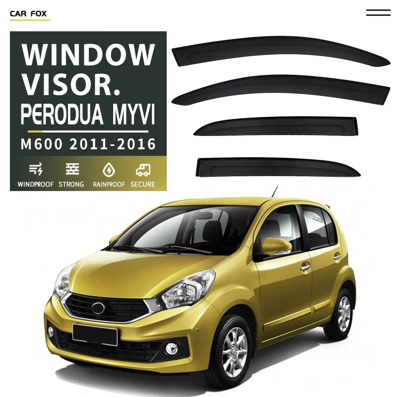 For Perodua Myvi M300 M600 2005-2016 Plastic Window Visor Vent Shades Sun Rain Deflector Guard For Perodua Myvi M300 M600
For Perodua Myvi M300 M600 2005-2016 Plastic Window Visor Vent Shades Sun Rain Deflector Guard For Perodua Myvi M300 M600