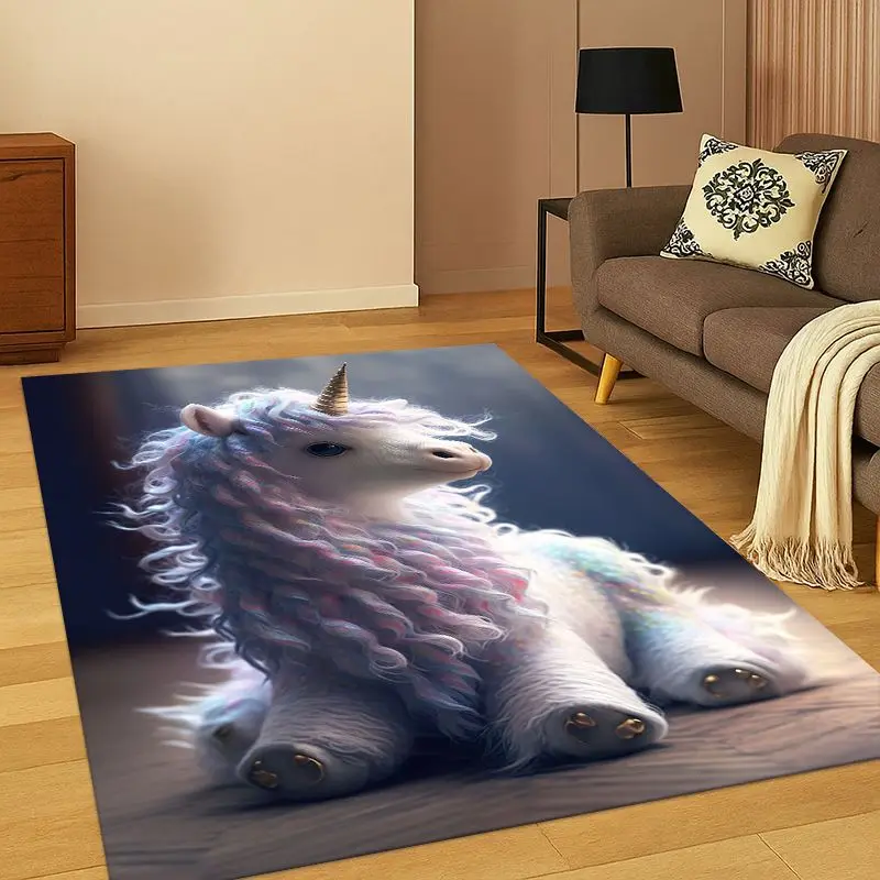 Dream Unicorn Cute Cartoon Girl Carpet Rug for Bedroom Living Room Sofa Playroom Doormat Home Decor,Kid Game Area Rug Non-slip
Dream Unicorn Cute Cartoon Girl Carpet Rug for Bedroom Living Room Sofa Playroom Doormat Home Decor,Kid Game Area Rug Non-slip