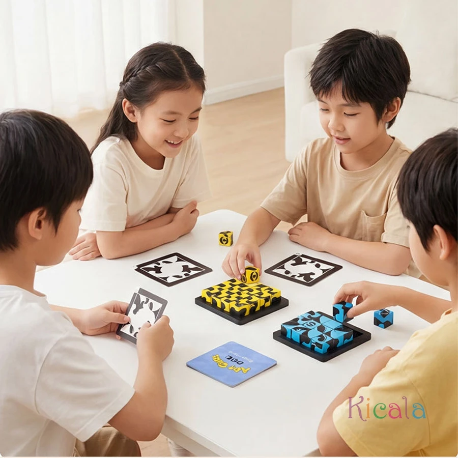 Art Cube Pattern Matching Puzzle Game Kids Visual Perception Logical Thinking Educational Interactive Board Toy
Art Cube Pattern Matching Puzzle Game Kids Visual Perception Logical Thinking Educational Interactive Board Toy