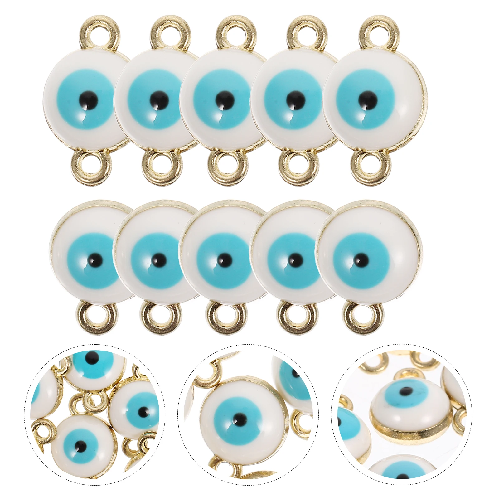 40pcs Eye Charms Jewelry Making Smooth Alloy DIY Bracelet Supplies Enamel Eye Beads For Jewelry Making Beads Craft Accessories
40pcs Eye Charms Jewelry Making Smooth Alloy DIY Bracelet Supplies Enamel Eye Beads For Jewelry Making Beads Craft Accessories