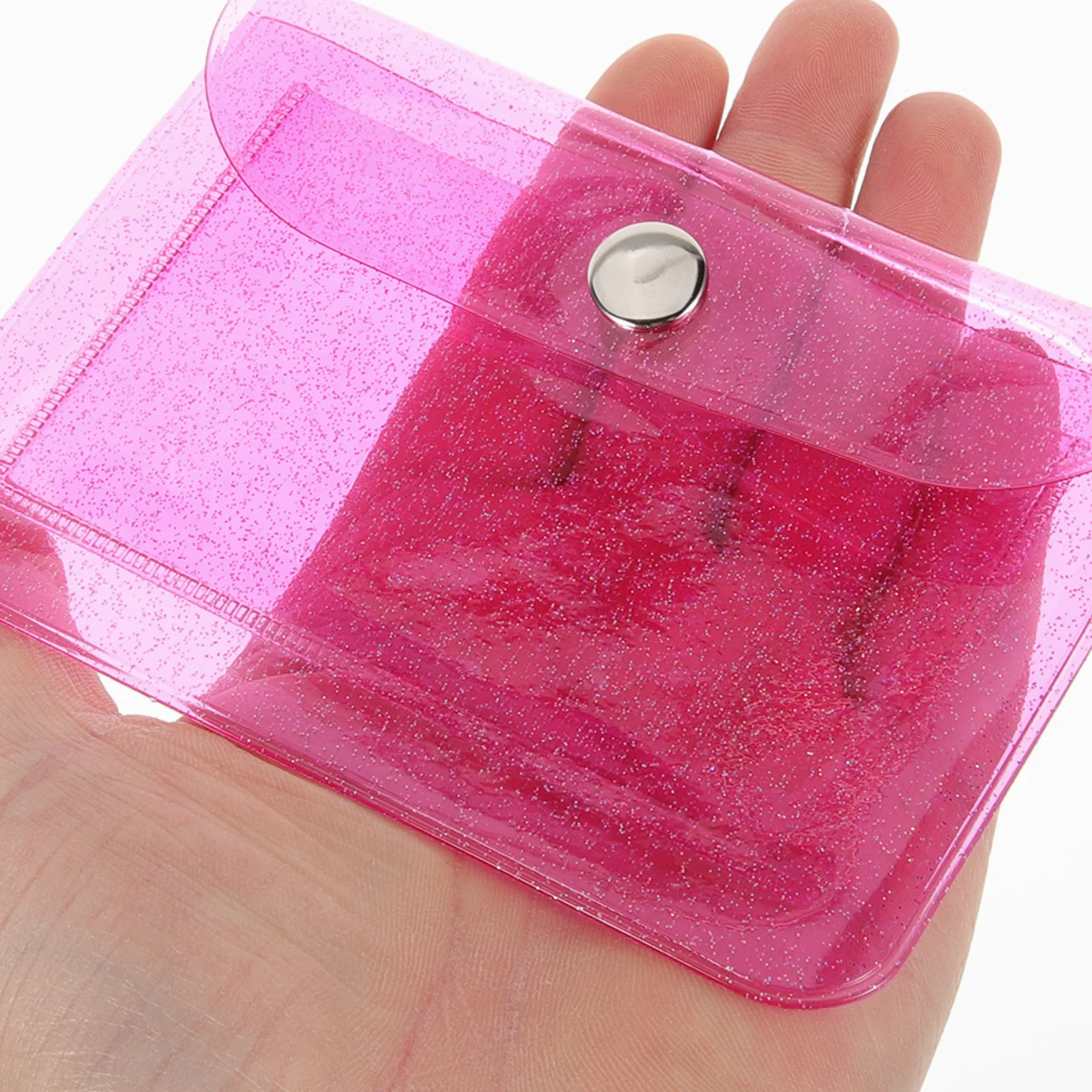 PVC Card Holder Small Wallet for Women Waterproof Coin Purse with Button Closure Lightweight Portable Organizer for Coins Keys
PVC Card Holder Small Wallet for Women Waterproof Coin Purse with Button Closure Lightweight Portable Organizer for Coins Keys