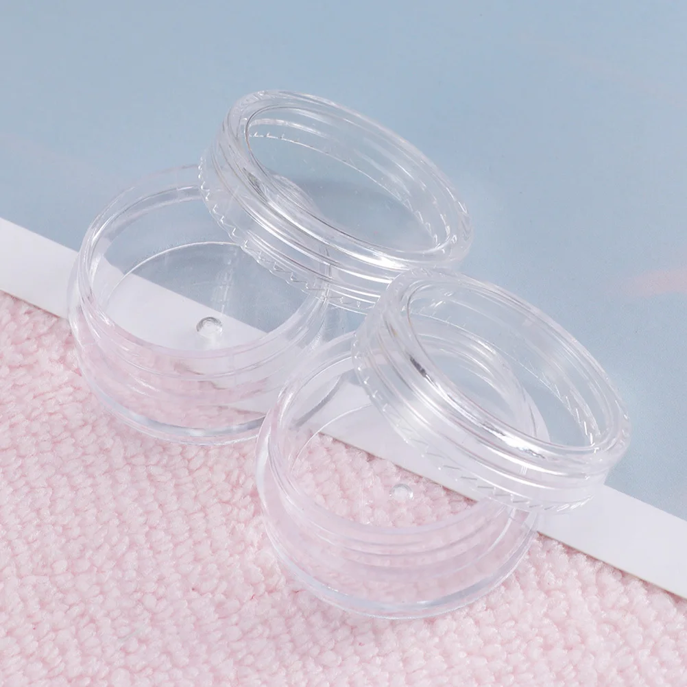 80Pcs Plastic Jars Empty Round Pot Durable Portable Leakproof Storage Cream Liquid Samples Empty Plastic Dispenser
80Pcs Plastic Jars Empty Round Pot Durable Portable Leakproof Storage Cream Liquid Samples Empty Plastic Dispenser