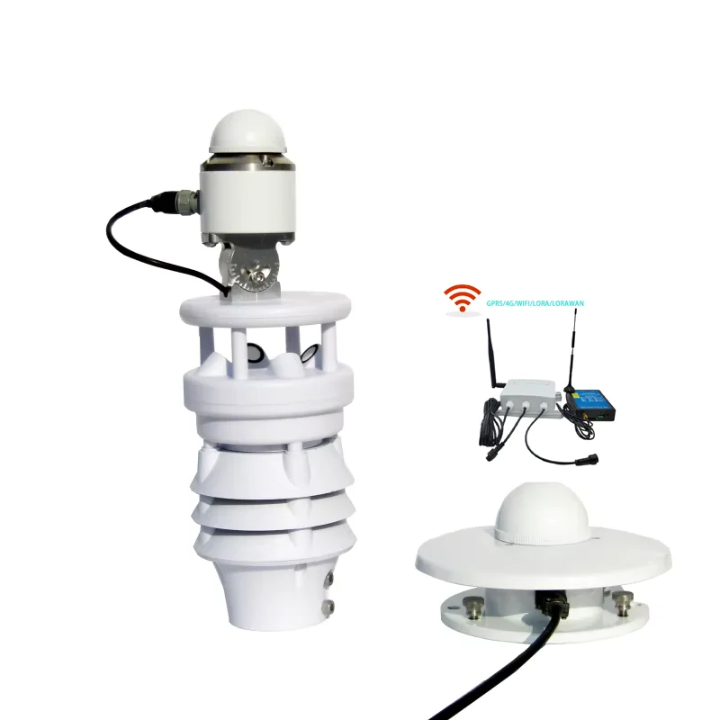 CE RoHs Certified SDI-12 RS485 Solar Powered Weather Station LoRaWAN/GPRS/4G/WiFi Wireless for Photovoltaic Power Monitoring
CE RoHs Certified SDI-12 RS485 Solar Powered Weather Station LoRaWAN/GPRS/4G/WiFi Wireless for Photovoltaic Power Monitoring