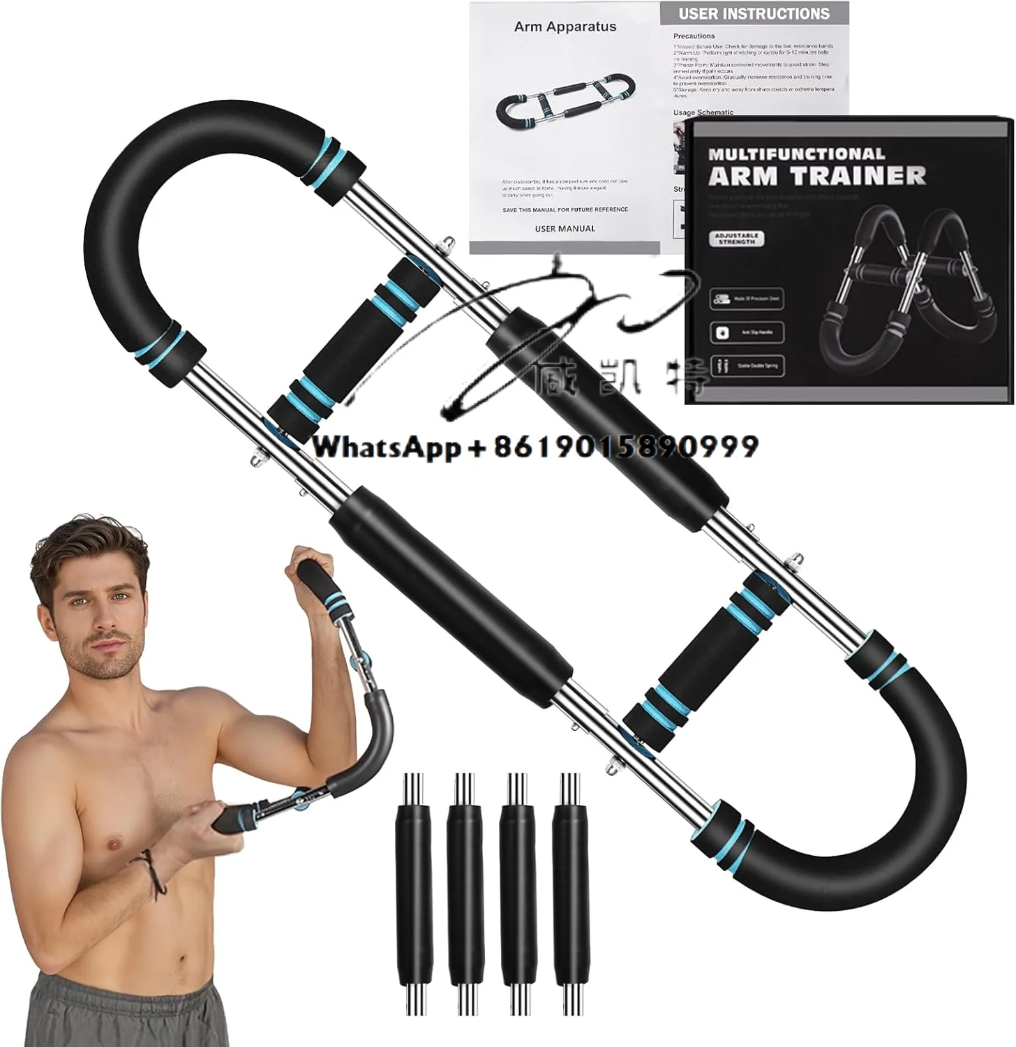 Adjustable Upper Body Strength Training Chest Expander Forearm Enhanced Arm Exerciser Power Wrists Strengthening Trainer
Adjustable Upper Body Strength Training Chest Expander Forearm Enhanced Arm Exerciser Power Wrists Strengthening Trainer