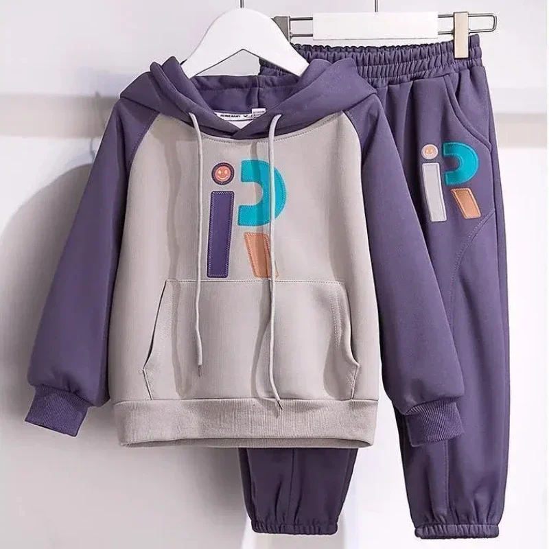 Teenage Girls Spring Autumn Clothes Set Letter Print Hooded Pullover Sweatshirts + Pants 2pcs Children's Outdoor Tracksuit Suit
Teenage Girls Spring Autumn Clothes Set Letter Print Hooded Pullover Sweatshirts + Pants 2pcs Children's Outdoor Tracksuit Suit