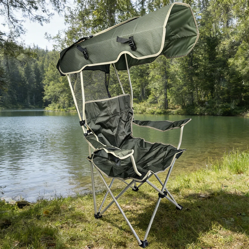 Ultra-Light Portable Folding Sunshade Chair High Load-Bearing Outdoor Leisure Camping Fishing Relaxation Chair with Canopy
Ultra-Light Portable Folding Sunshade Chair High Load-Bearing Outdoor Leisure Camping Fishing Relaxation Chair with Canopy