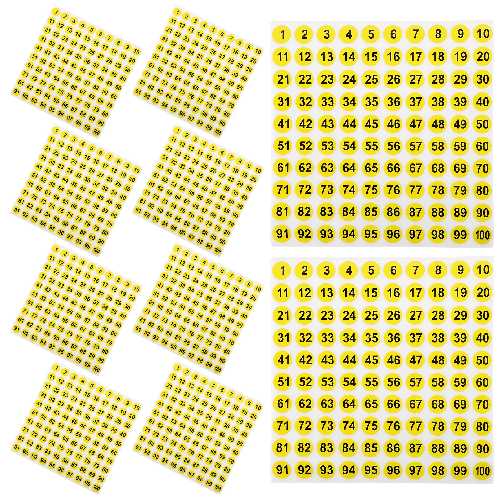 100Sheets Waterproof Digital Stickers Small Number Multipurpose Classification Labels Office Supplies SelfAdhesive
100Sheets Waterproof Digital Stickers Small Number Multipurpose Classification Labels Office Supplies SelfAdhesive