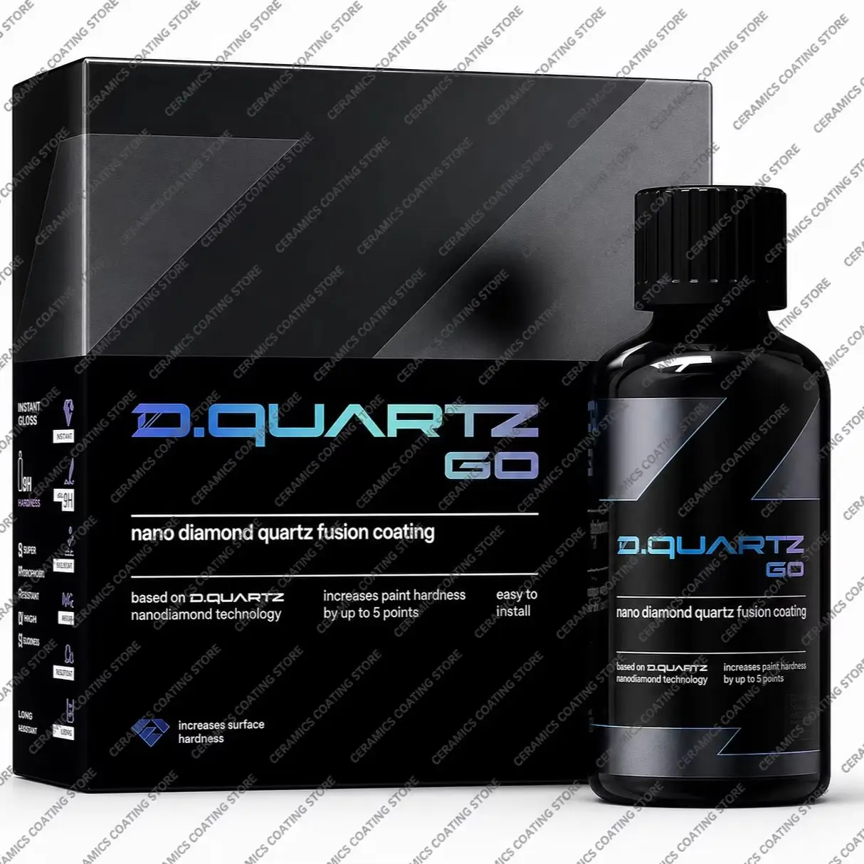 DQUARTZ GO 50ml Kit Nano Diamond Quartz Fusion Ceramic Coating for Car Care Enhanced Protection Gloss Increase Surface Hardness
DQUARTZ GO 50ml Kit Nano Diamond Quartz Fusion Ceramic Coating for Car Care Enhanced Protection Gloss Increase Surface Hardness