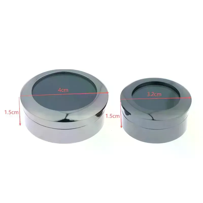 Round Diamond Display Box Stone Gem Storage Case Store Show Gemstone Organizer Silver Metal Diamond Gift Packaging Box
Round Diamond Display Box Stone Gem Storage Case Store Show Gemstone Organizer Silver Metal Diamond Gift Packaging Box