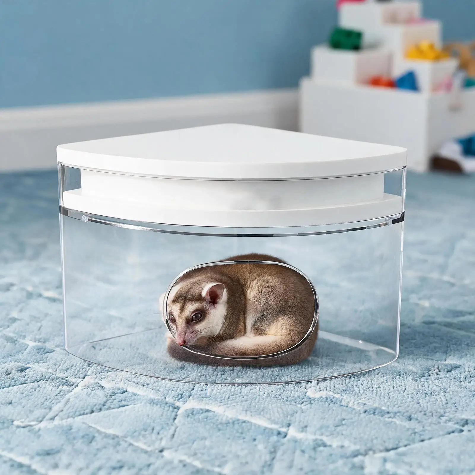 Small Animal Habitat Anti-Stuck Animal Cooling Habitat Hamster Shelter For Summer Home Indoors Gerbils Chinchilla Golden Silk
Small Animal Habitat Anti-Stuck Animal Cooling Habitat Hamster Shelter For Summer Home Indoors Gerbils Chinchilla Golden Silk