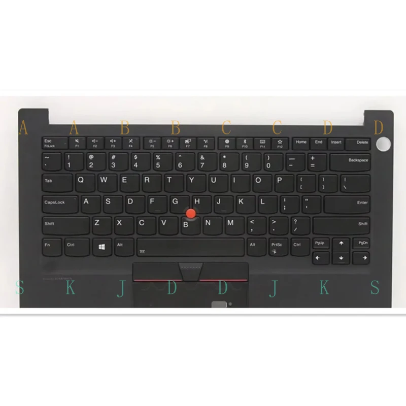 M for Lenovo ThinkPad E14 Gen1 20RA Backlight Keyboard Palmrest Cover 5M11B77522
M for Lenovo ThinkPad E14 Gen1 20RA Backlight Keyboard Palmrest Cover 5M11B77522