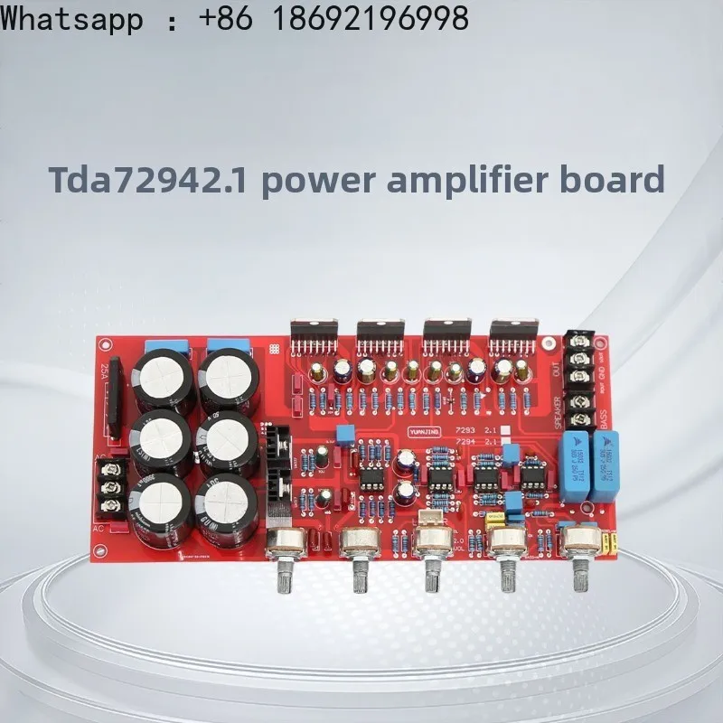 TDA7294 2.1 Channel Hi-Fi Audiophile Amplifier Board High Power 2.1 Channel Subwoofer Finished Board
TDA7294 2.1 Channel Hi-Fi Audiophile Amplifier Board High Power 2.1 Channel Subwoofer Finished Board
