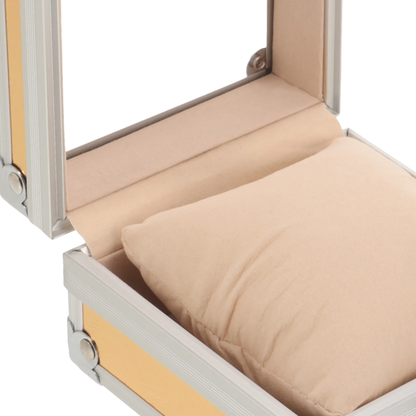 Single Watch Display Box Aluminum Alloy Watch Storage Holder for Business Trip Desktop Organizer Gift Packaging Case
Single Watch Display Box Aluminum Alloy Watch Storage Holder for Business Trip Desktop Organizer Gift Packaging Case