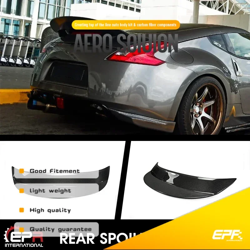 Car-styling For Nissan 370Z AJT3 Style Glossy Carbon Fiber Convertible Rear Boot Trunk Wing Auto Accessories Racing Spoiler
Car-styling For Nissan 370Z AJT3 Style Glossy Carbon Fiber Convertible Rear Boot Trunk Wing Auto Accessories Racing Spoiler