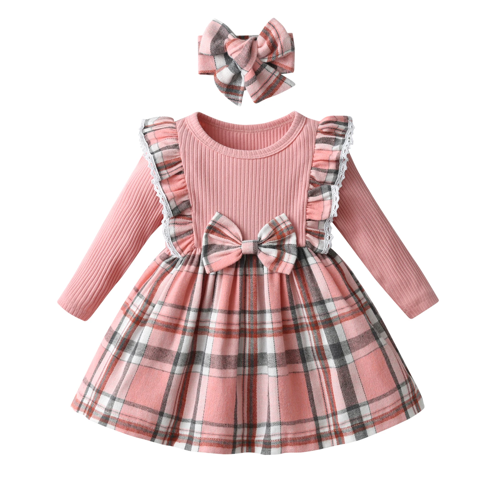 0-2 Years Princess Dress Clothes For Toddlers Baby Girls Spring Autumn Cute Long Sleeve Plaid Dresses Come with Bow Headband
0-2 Years Princess Dress Clothes For Toddlers Baby Girls Spring Autumn Cute Long Sleeve Plaid Dresses Come with Bow Headband
