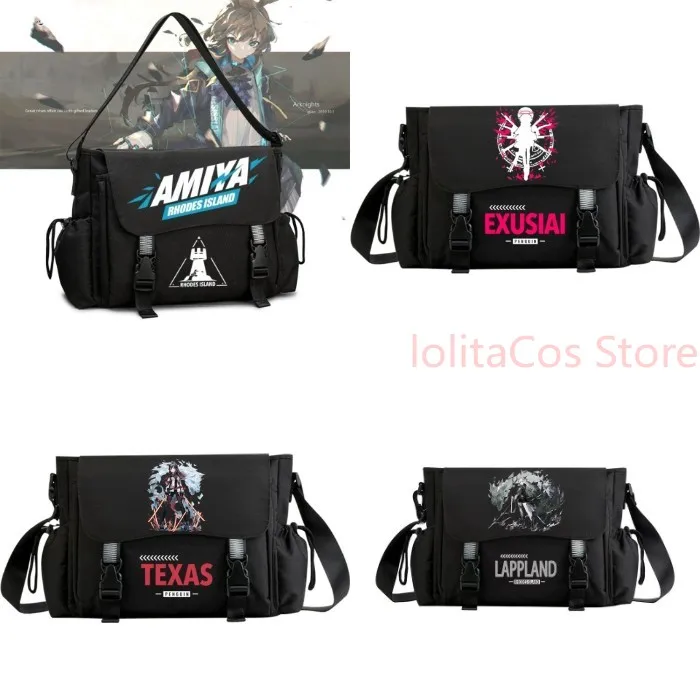 Arknights Lappland Texas Exusiai Shoulder Bag Canvas Crossbody Bag Ita Bag Cosplay Accessory Cartoon Resistant Handbag Gift Xmas
Arknights Lappland Texas Exusiai Shoulder Bag Canvas Crossbody Bag Ita Bag Cosplay Accessory Cartoon Resistant Handbag Gift Xmas