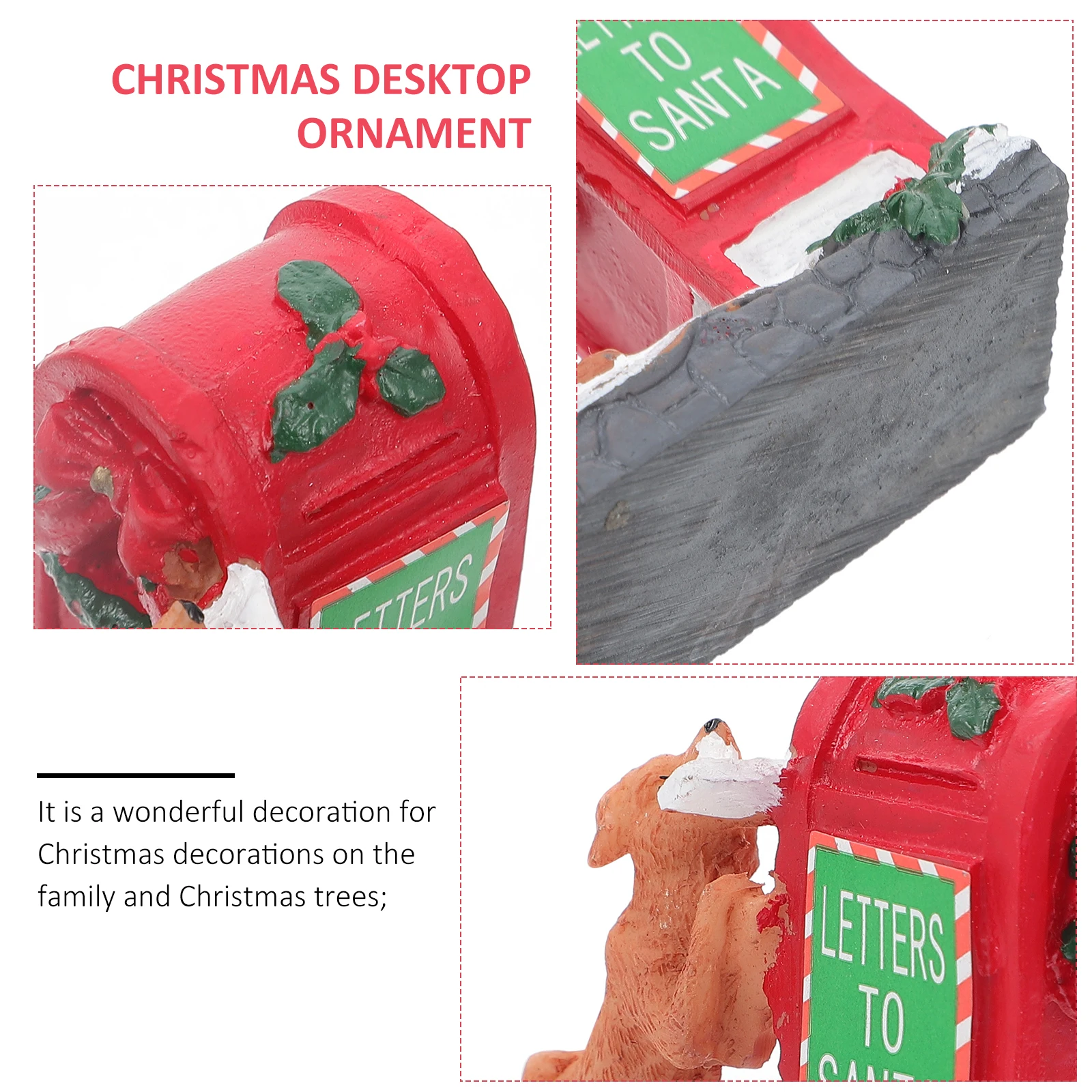 1pcs Cute Ornament Christmas Mailbox Figurine Puppy Snow Cake Decoration Dessert Table Kids Gift Resin Figurine
1pcs Cute Ornament Christmas Mailbox Figurine Puppy Snow Cake Decoration Dessert Table Kids Gift Resin Figurine