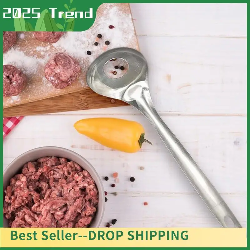 AA14 New Stainless Steel Meatball Making Spoon, Home Handmade DIY Meatball Spoon, Kitchen Restaurant Bar Cooking Tools
AA14 New Stainless Steel Meatball Making Spoon, Home Handmade DIY Meatball Spoon, Kitchen Restaurant Bar Cooking Tools