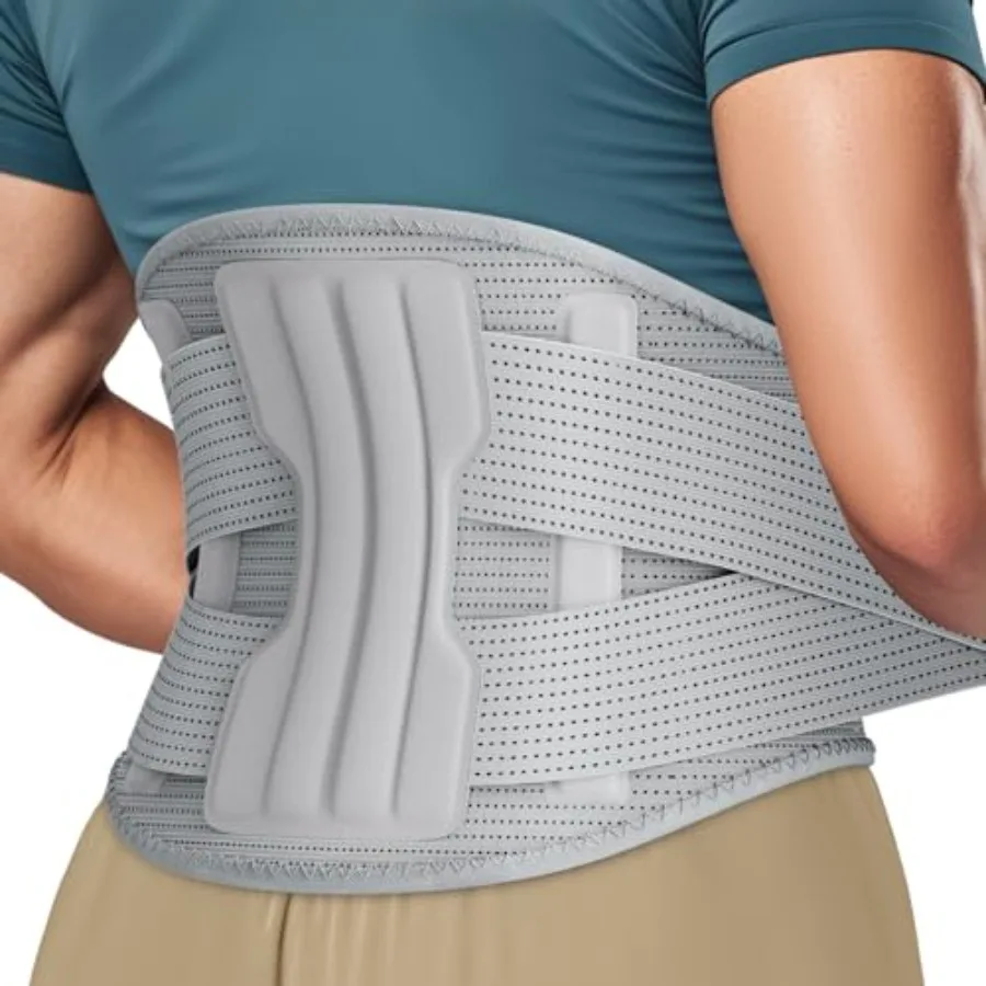 NEENCA Compression Back Brace for Lower Back Pain, Herniated Disc, Lumbar Strain Breathable Lumbar Support for Work, Lifting, S
NEENCA Compression Back Brace for Lower Back Pain, Herniated Disc, Lumbar Strain Breathable Lumbar Support for Work, Lifting, S