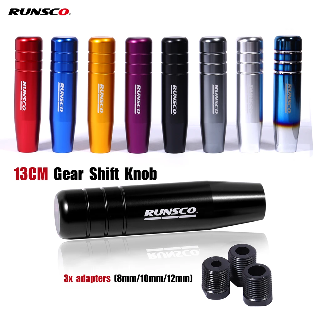 13cm Gear Shift Knob MT Gear Stick Lever Shifter Knob Handle Color Red Black Gold Blue Purple Aluminum
13cm Gear Shift Knob MT Gear Stick Lever Shifter Knob Handle Color Red Black Gold Blue Purple Aluminum