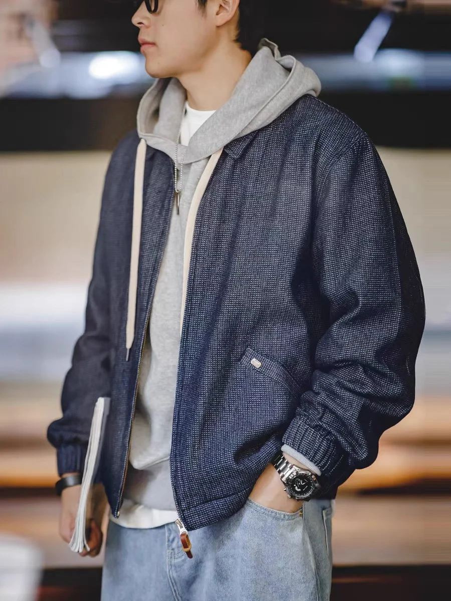 Повседневная джинсовая куртка Maden свободного кроя в винтажном американском стиле, весна-осень, свободный крой, с отложным воротником, верхняя одежда
Повседневная джинсовая куртка Maden свободного кроя в винтажном американском стиле, весна-осень, свободный крой, с отложным воротником, верхняя одежда