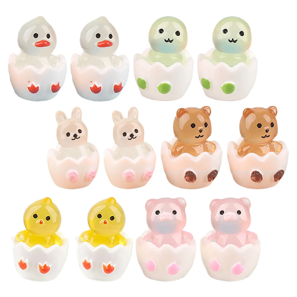 12pcs Glow Animal Babies Resin Mini Figurines Desktop Glow In The Dark Decoration naments Glowing Decorations Statues
12pcs Glow Animal Babies Resin Mini Figurines Desktop Glow In The Dark Decoration naments Glowing Decorations Statues