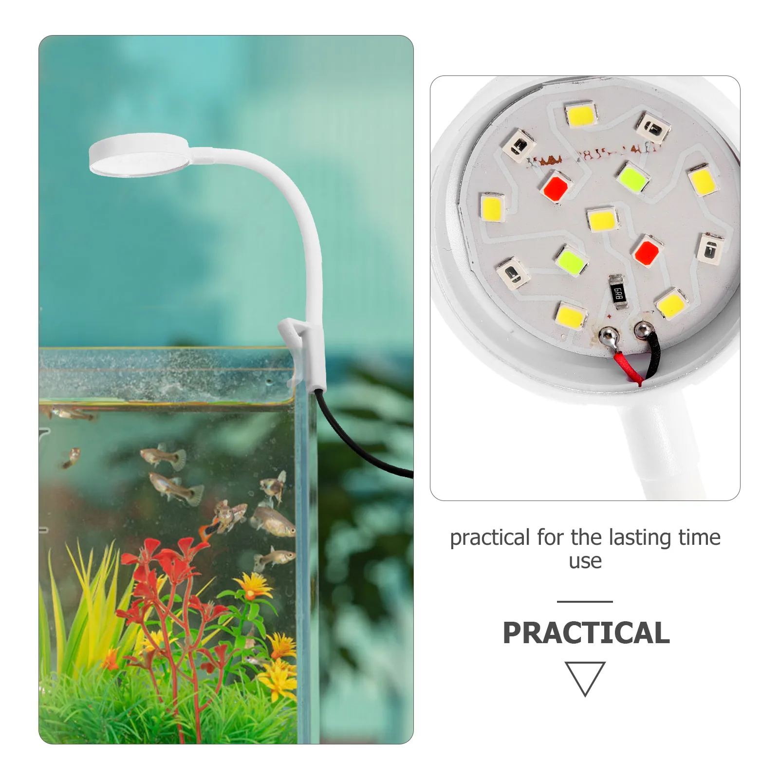 Fish Tank Light Aquarium Lamp White Clip on LED Lighting Small Fish Tank Mini USB Powered Waterproof Wear Resistant Practical
Fish Tank Light Aquarium Lamp White Clip on LED Lighting Small Fish Tank Mini USB Powered Waterproof Wear Resistant Practical