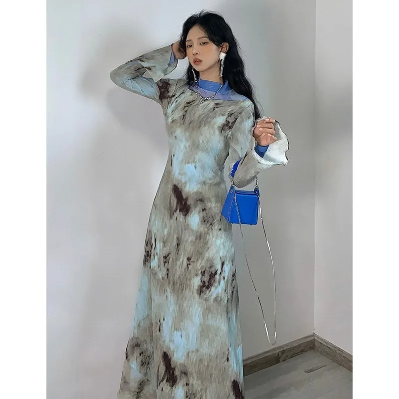 Retro Long Sleeve Dress Women's Pure Desire Temperament Waist-Controlled Slimming
Retro Long Sleeve Dress Women's Pure Desire Temperament Waist-Controlled Slimming