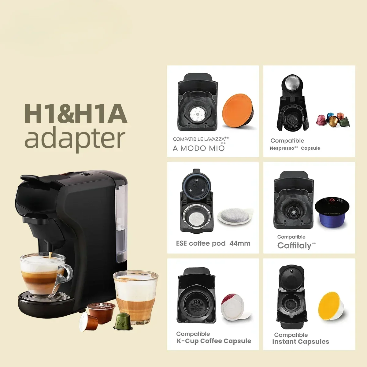 1Pcs coffee adapter for HIBREW 504 H1&H1A
1Pcs coffee adapter for HIBREW 504 H1&H1A