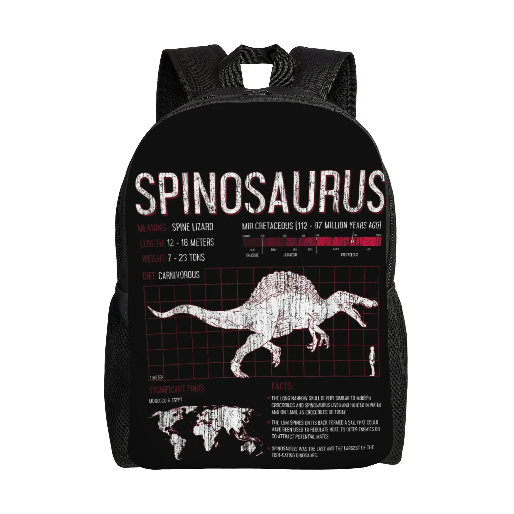 Классический рюкзак Jurassic Spinosaurus Dinosaur Facts World, прочный студенческий рюкзак для работы и учебы, мужской и женский рюкзак для ноутбука, сумка через плечо
Классический рюкзак Jurassic Spinosaurus Dinosaur Facts World, прочный студенческий рюкзак для работы и учебы, мужской и женский рюкзак для ноутбука, сумка через плечо