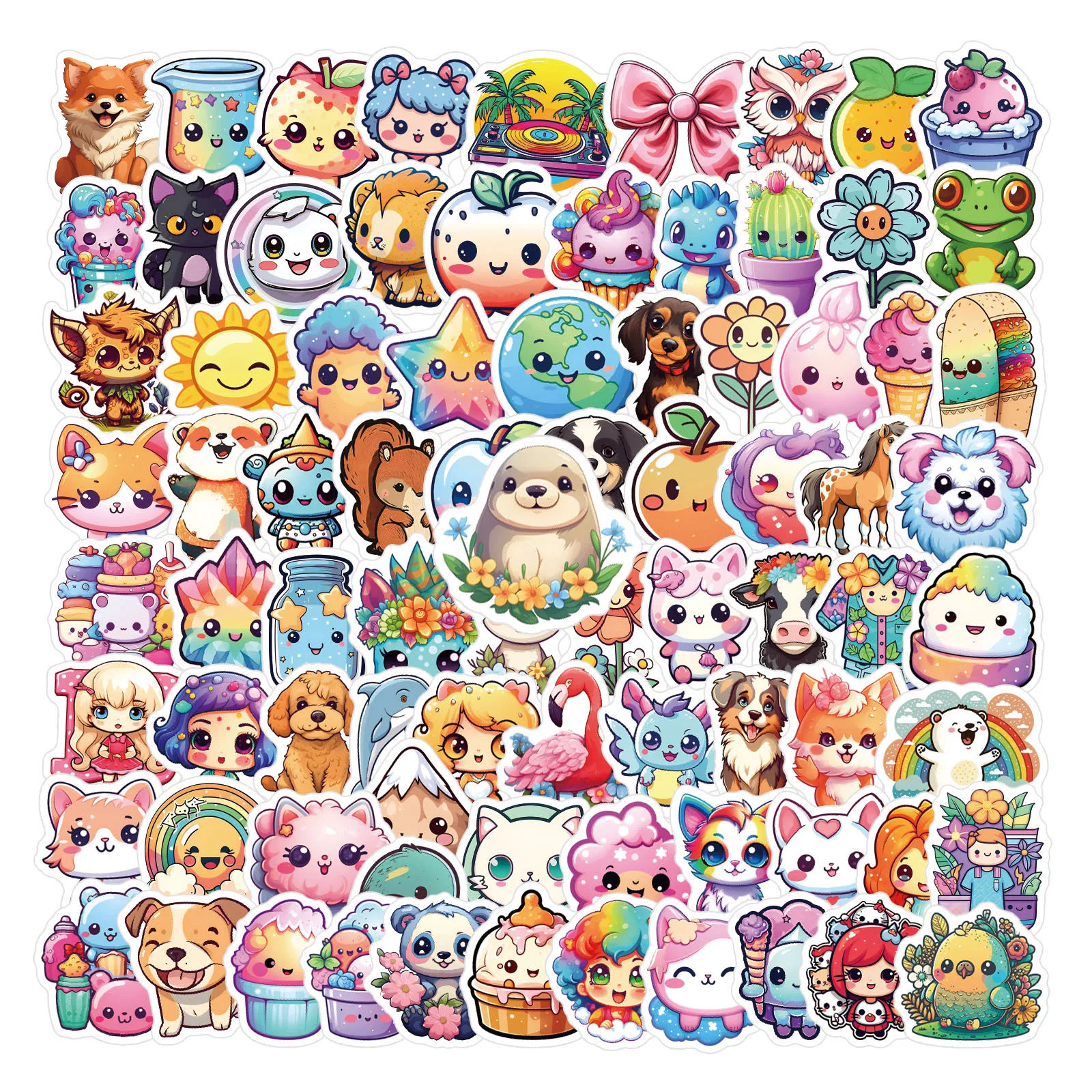 100pcs Cute Cartoon Animal Graffiti Stickers, Aesthetics Stickers Water Bottle,Skateboard,Decal Party Supply Bicycle Sticker
100pcs Cute Cartoon Animal Graffiti Stickers, Aesthetics Stickers Water Bottle,Skateboard,Decal Party Supply Bicycle Sticker