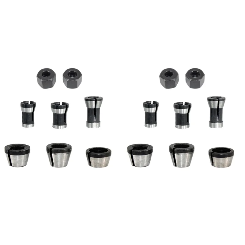 PZHI-16Pcs Router Collet Set Chuck Heads Adapter For Drills Engraving Trimming Carving Machine Electric Router Milling Cutter
PZHI-16Pcs Router Collet Set Chuck Heads Adapter For Drills Engraving Trimming Carving Machine Electric Router Milling Cutter