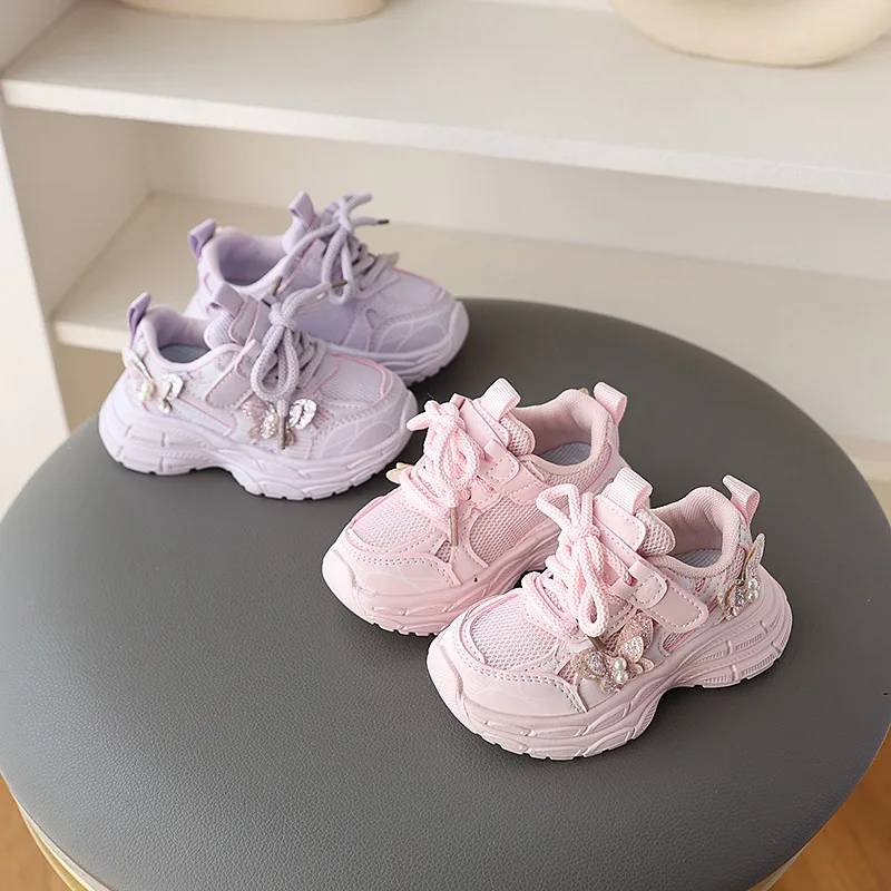 Girls' Net Surface Flower Sports Shoes 2025 Spring and Autumn New Thick Bottom Dad Children Breathable Light Casual Shoes
Girls' Net Surface Flower Sports Shoes 2025 Spring and Autumn New Thick Bottom Dad Children Breathable Light Casual Shoes