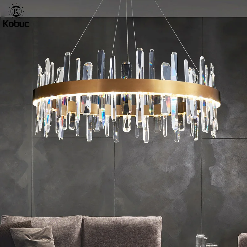 Modern Restaurant Ceiling Pendant Lights Luxury Crystal Dimmable Chandelier Interior Decoration Glossy Lighting Led Wall Light
Modern Restaurant Ceiling Pendant Lights Luxury Crystal Dimmable Chandelier Interior Decoration Glossy Lighting Led Wall Light