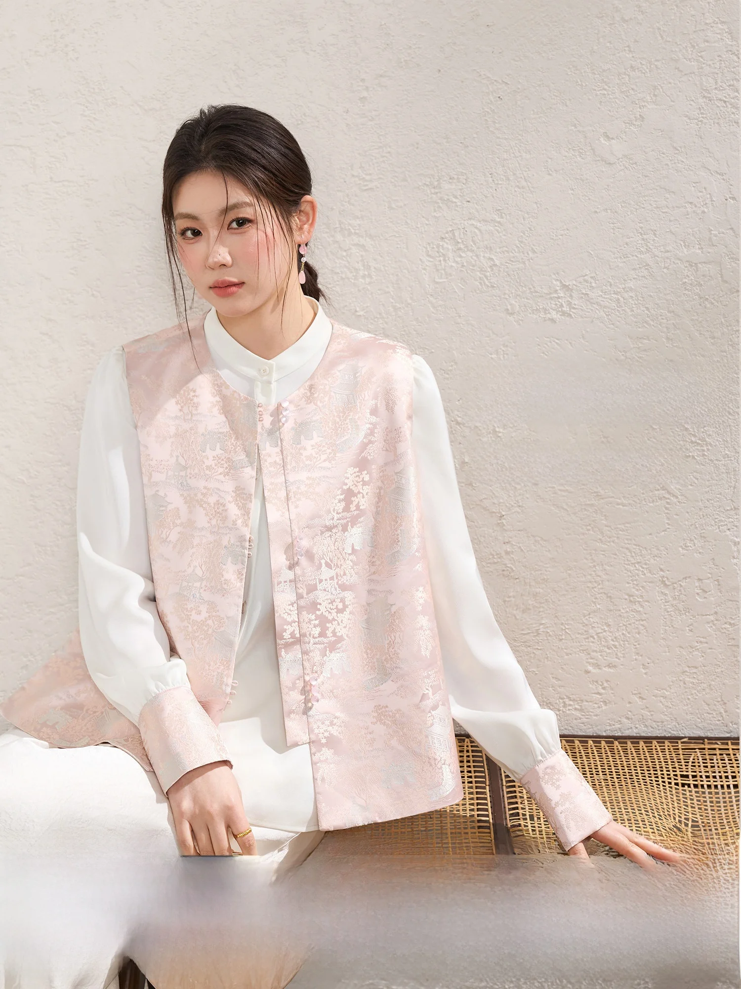 Blue Language New Chinese Sle Stand Collar irt Embroidered Vest Set Spring Faion plus Size Women's Clothing Commute
Blue Language New Chinese Sle Stand Collar irt Embroidered Vest Set Spring Faion plus Size Women's Clothing Commute