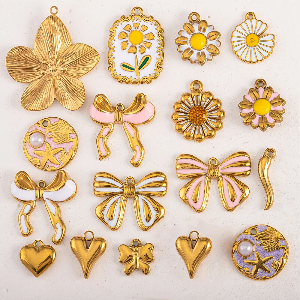 2 шт. 5 шт. нержавеющая сталь цветок бабочка любовь сердце бант кулон для DIY ожерелье серьги подарок аксессуары для изготовления ювелирных изделий
2 шт. 5 шт. нержавеющая сталь цветок бабочка любовь сердце бант кулон для DIY ожерелье серьги подарок аксессуары для изготовления ювелирных изделий