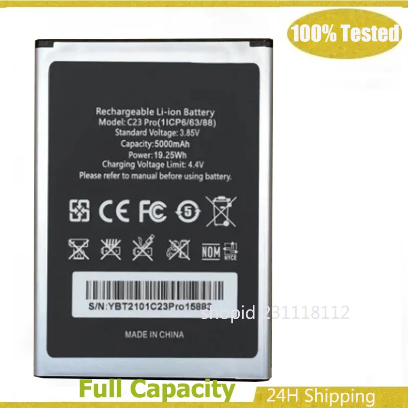 C23 Pro Battery High Capacity 5000mAh Battery Backup Replacement For Oukitel C23 Pro AKKU Batteria
C23 Pro Battery High Capacity 5000mAh Battery Backup Replacement For Oukitel C23 Pro AKKU Batteria