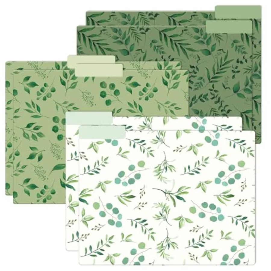 6Pcs Greenery File Folders Eucalyptus Leaves Decorative File Pockets 8.5 x 11 Inch Colored Files Folders for Filing Cabinet Hom
6Pcs Greenery File Folders Eucalyptus Leaves Decorative File Pockets 8.5 x 11 Inch Colored Files Folders for Filing Cabinet Hom
