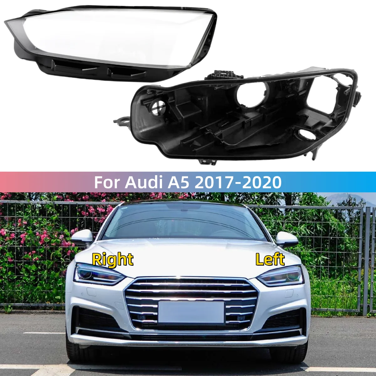 For Audi A5 A5L 2017 2018 2019 2020 Car Interior Replacement Parts Dust Cover Headlights Car Hood Lights Bases
For Audi A5 A5L 2017 2018 2019 2020 Car Interior Replacement Parts Dust Cover Headlights Car Hood Lights Bases