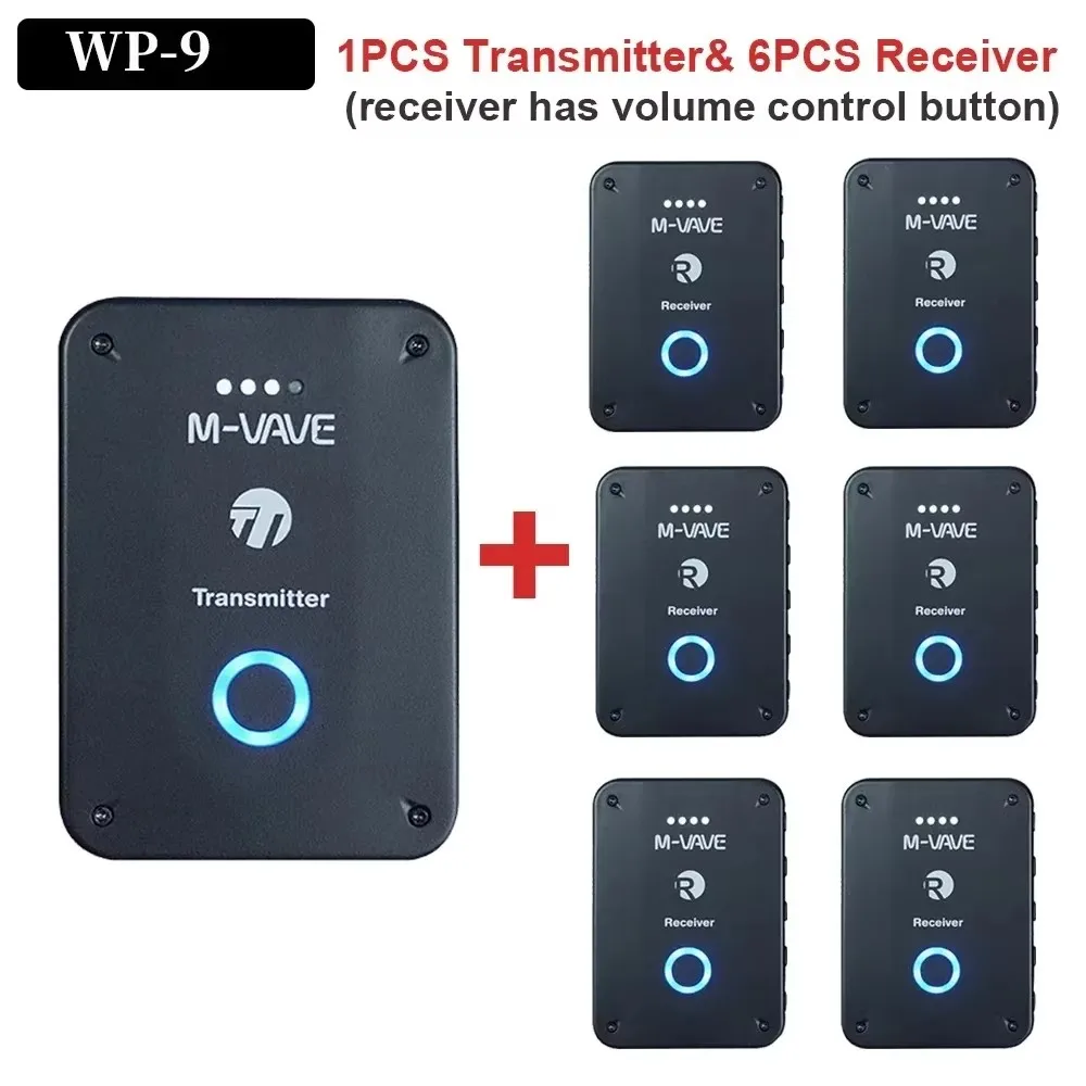 High-Quality M-VAVE WP-9 2.4GHz Wireless Guitar Transmitter Receiver for Ear Return Monitoring Rechargeable Transmission System
High-Quality M-VAVE WP-9 2.4GHz Wireless Guitar Transmitter Receiver for Ear Return Monitoring Rechargeable Transmission System