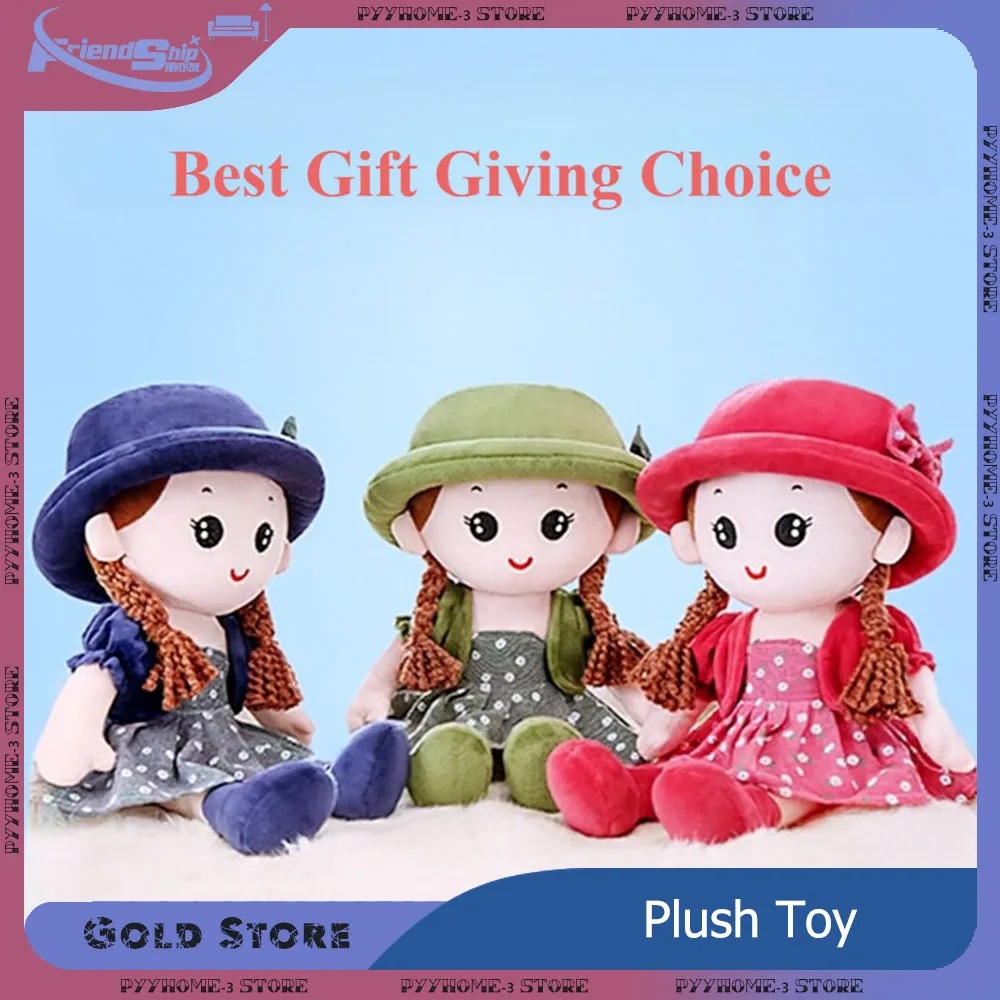Plush Baby Girl Rag Doll with Removable Hat and Skirt Sweetheart Princess Sleeping Doll Cozy Cuddle Toy for Kids Room Decoration
Plush Baby Girl Rag Doll with Removable Hat and Skirt Sweetheart Princess Sleeping Doll Cozy Cuddle Toy for Kids Room Decoration