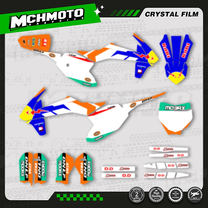 MCHMFG Custom Team Motorcycle Graphics Background Decal Stickers Kits For KTM 2016-2021 SX50 Number Name Custom
MCHMFG Custom Team Motorcycle Graphics Background Decal Stickers Kits For KTM 2016-2021 SX50 Number Name Custom