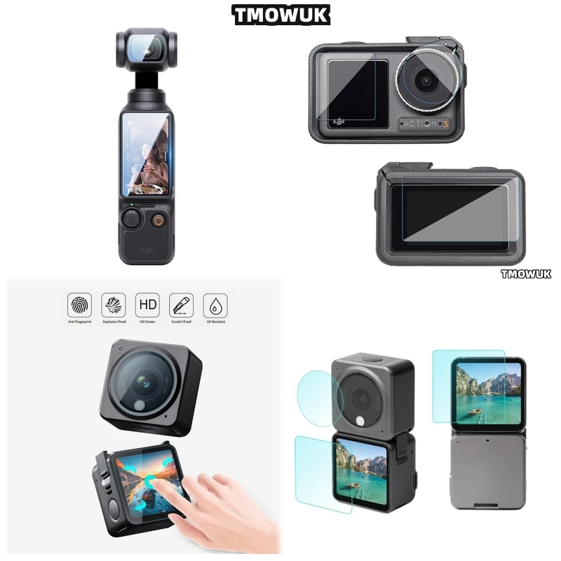 For DJI Pocket 1 2 Osmo Pocket 3, Precision-Cut Screen Protector For Action 2 4 Pro.
For DJI Pocket 1 2 Osmo Pocket 3, Precision-Cut Screen Protector For Action 2 4 Pro.