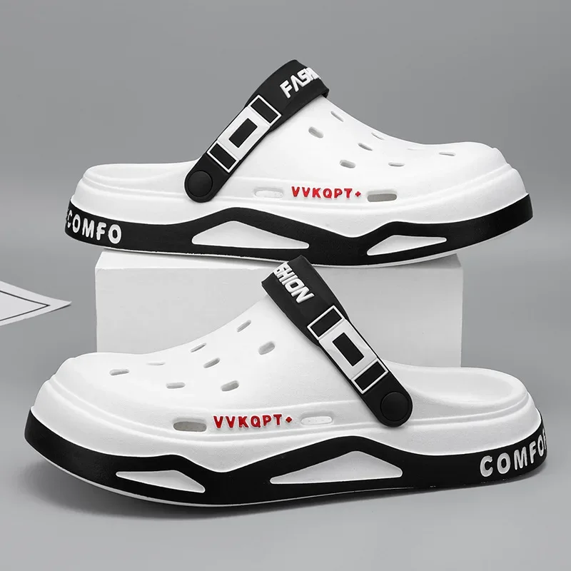 Summer Eva Style Breathable Sandals Women's Men's Garden Clog Shoes Outdoor Hole Beach Slippers Comfortable Household Slippers
Summer Eva Style Breathable Sandals Women's Men's Garden Clog Shoes Outdoor Hole Beach Slippers Comfortable Household Slippers