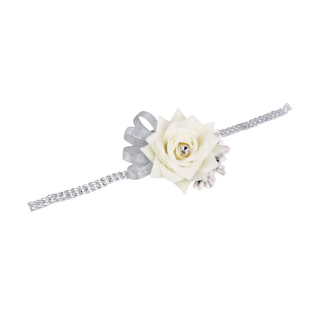 Upscale Artificial Rose Wrist Corsage Stretchy Bracelet Floral Hand Flower for Wedding Bridesmaid Flower Girl Party Decoration
Upscale Artificial Rose Wrist Corsage Stretchy Bracelet Floral Hand Flower for Wedding Bridesmaid Flower Girl Party Decoration