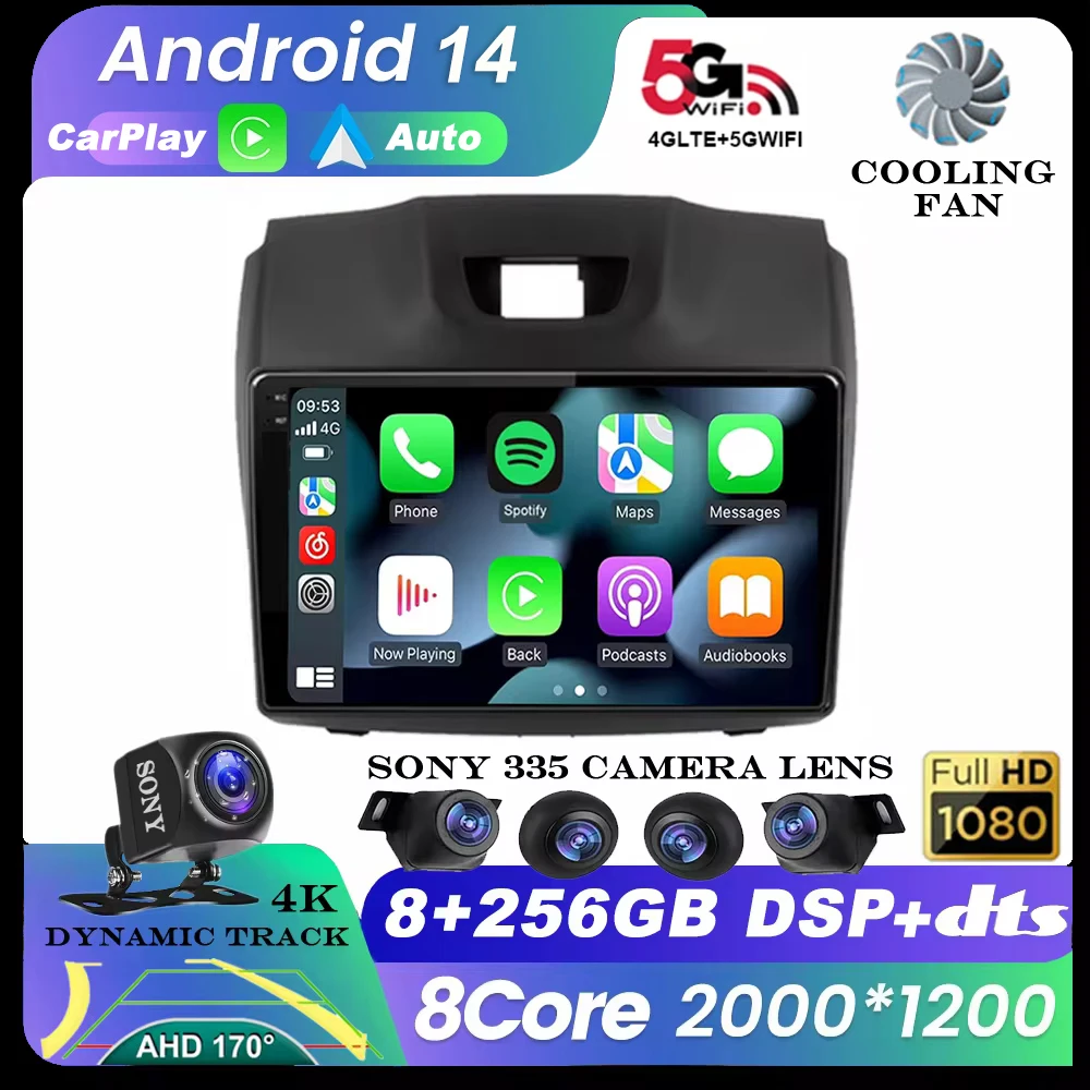 Автомагнитола на Android 14 для Chevrolet Holden S10 TRAILBLAZER Колорадо ISUZU DMAX GPS аудио Мультимедиа Стерео Carplay
Автомагнитола на Android 14 для Chevrolet Holden S10 TRAILBLAZER Колорадо ISUZU DMAX GPS аудио Мультимедиа Стерео Carplay