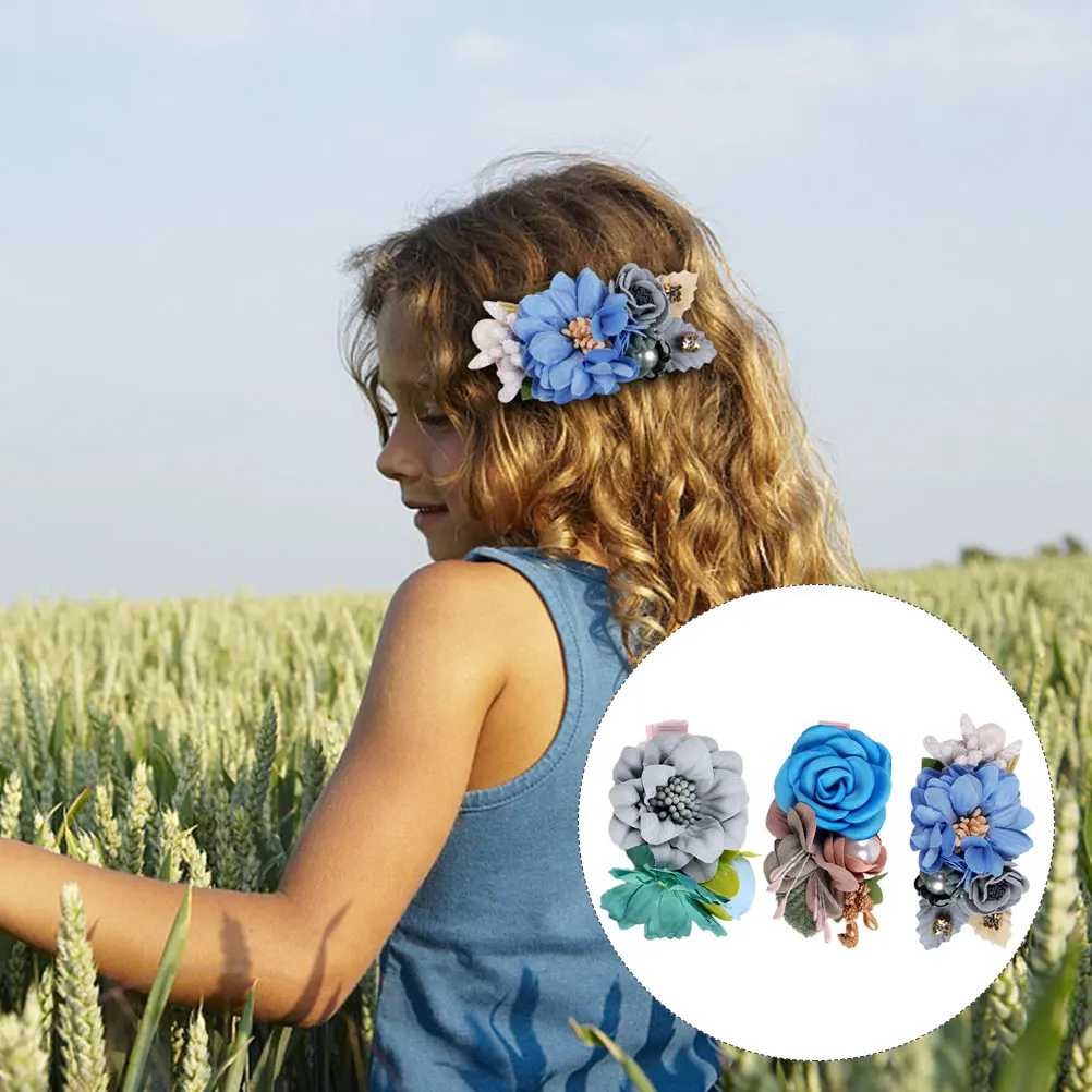 3 Pcs Blue Fabric Flower Hairpins Set Lightweight Clip Women Accessories Decor Iron Non Fading Thick Short Hair Styling Daily
3 Pcs Blue Fabric Flower Hairpins Set Lightweight Clip Women Accessories Decor Iron Non Fading Thick Short Hair Styling Daily
