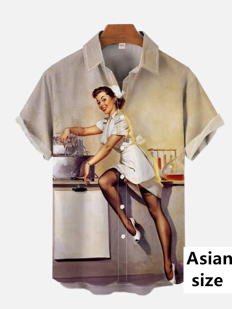 Vintage 80s Girl Poster Sexy Girls 3D Prints Men's Short Sleeved Shirts Men Women Summer Hawaiian Button Shirts Fashion New Tops
Vintage 80s Girl Poster Sexy Girls 3D Prints Men's Short Sleeved Shirts Men Women Summer Hawaiian Button Shirts Fashion New Tops