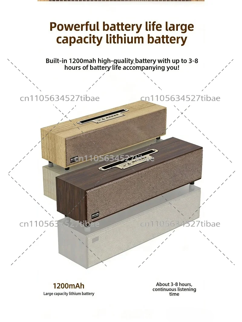 Xm520 Wooden Bluetooth Speakers Double Stereo Desktop Computer Audio Mobile Phone Stand Long Voice Bully
Xm520 Wooden Bluetooth Speakers Double Stereo Desktop Computer Audio Mobile Phone Stand Long Voice Bully
